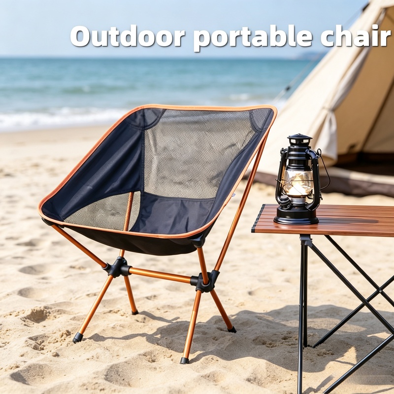 Outdoor Sport Chairs - Ultralekka Aluminiowa Krzesło Księżycowe Składane Przenośne