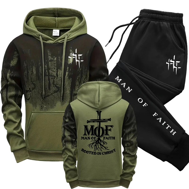 Outdoor Sportswear - Męski dres Man of Faith: bluza