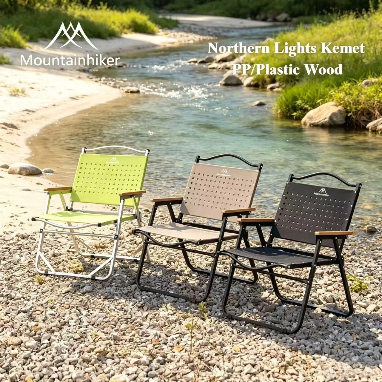 Outdoor Sport Chairs - Krzesło Kempingowe MOUNTAINHIKER Przenośne Składane Krzesło