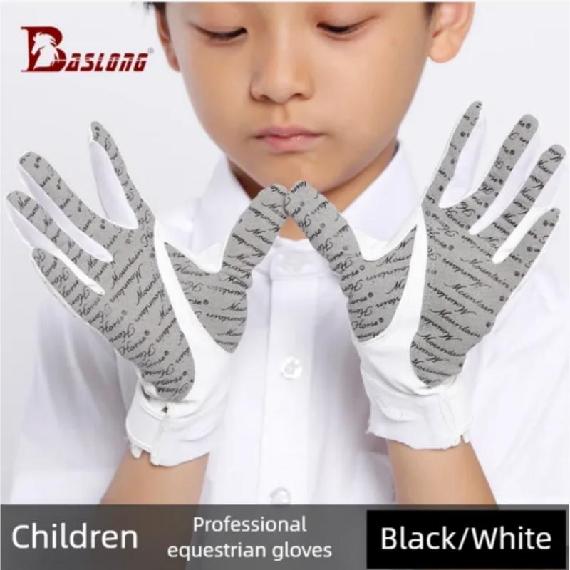 Horse Riding Glove - Rękawice jeździeckie dla dzieci Baslong, silikonowe,