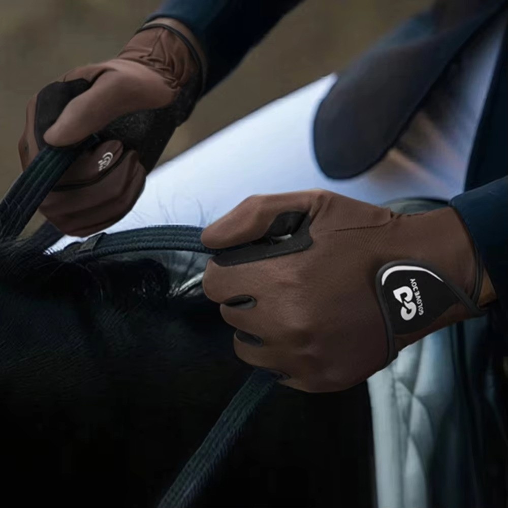 Horse Riding Glove - Nowe oddychające rękawice jeździeckie antypoślizgowe, odporne