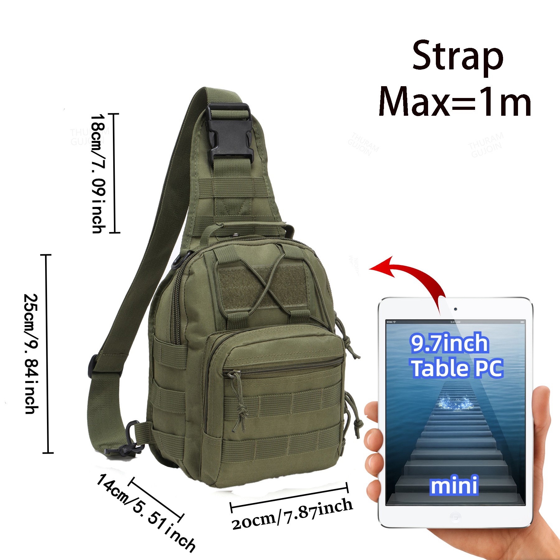 THURAM Outdoor Tactical Bag Ba – Outdoor Sport Day recenzja i cena