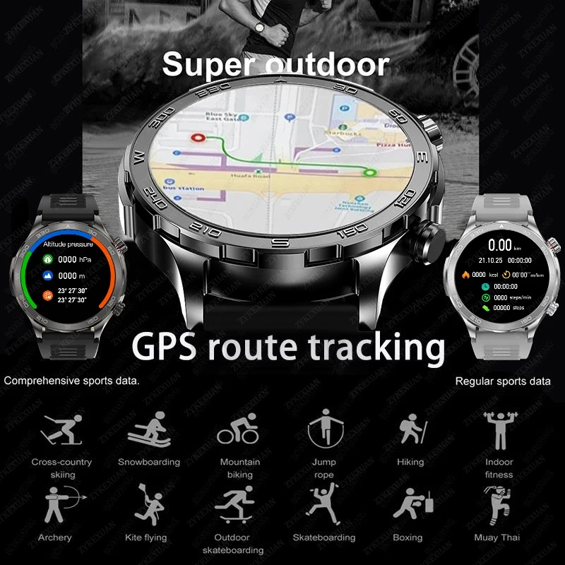 Nowy Smartwatch z GPS, Ekran A – Outdoor Sport Day recenzja i cena