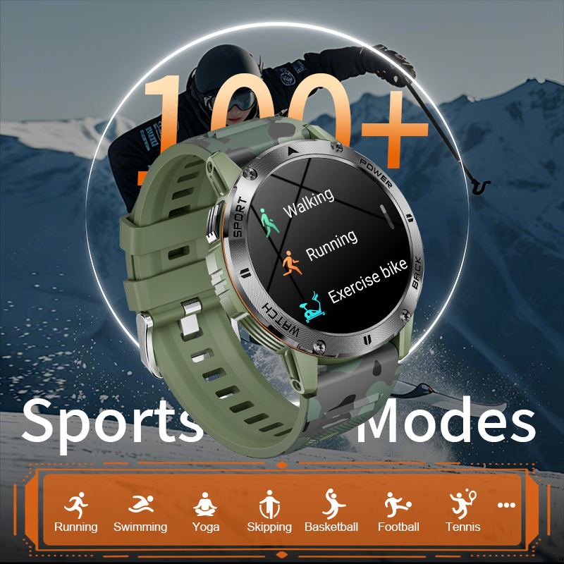 LIGE 400mAh Męski Smartwatch K – Outdoor Sport Day recenzja i cena