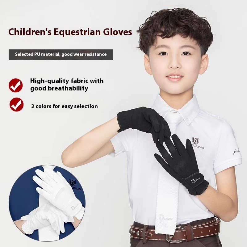 Rękawice jeździeckie dla dziec – Horse Riding Glove recenzja i cena