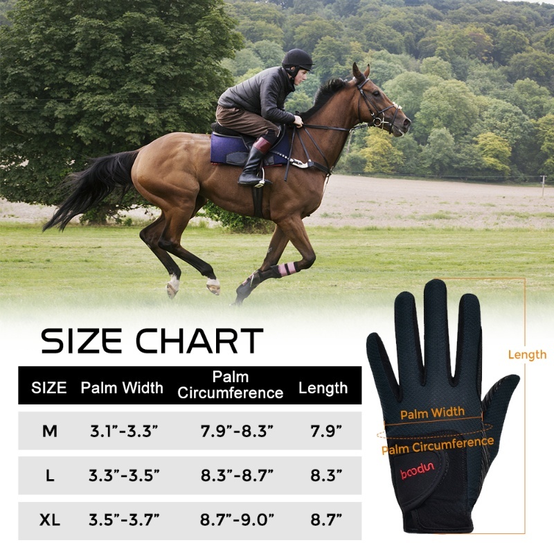Rękawice jeździeckie oddychają – Horse Riding Glove recenzja i cena
