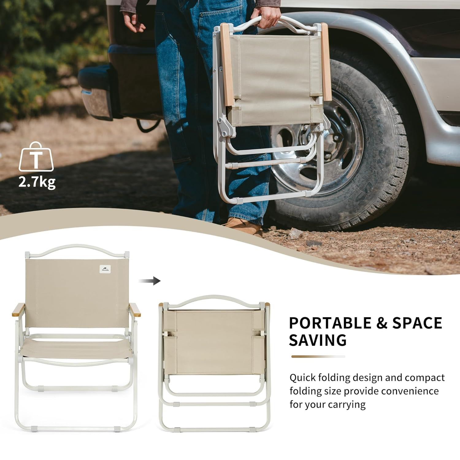 Przenośne krzesło kempingowe N – Outdoor Sport Chairs recenzja i cena