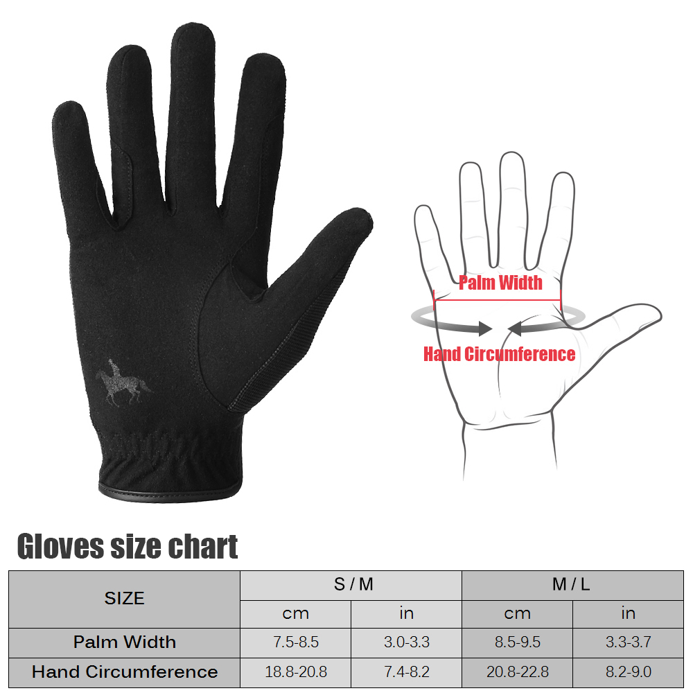 Profesjonalne rękawice jeździe – Horse Riding Glove recenzja i cena
